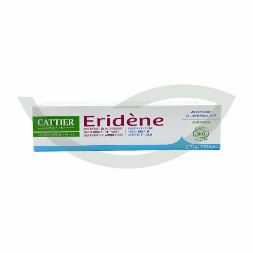 Eridène Haleine Fraîche 75ml Cattier Dentifrice Blanchissant Maroc