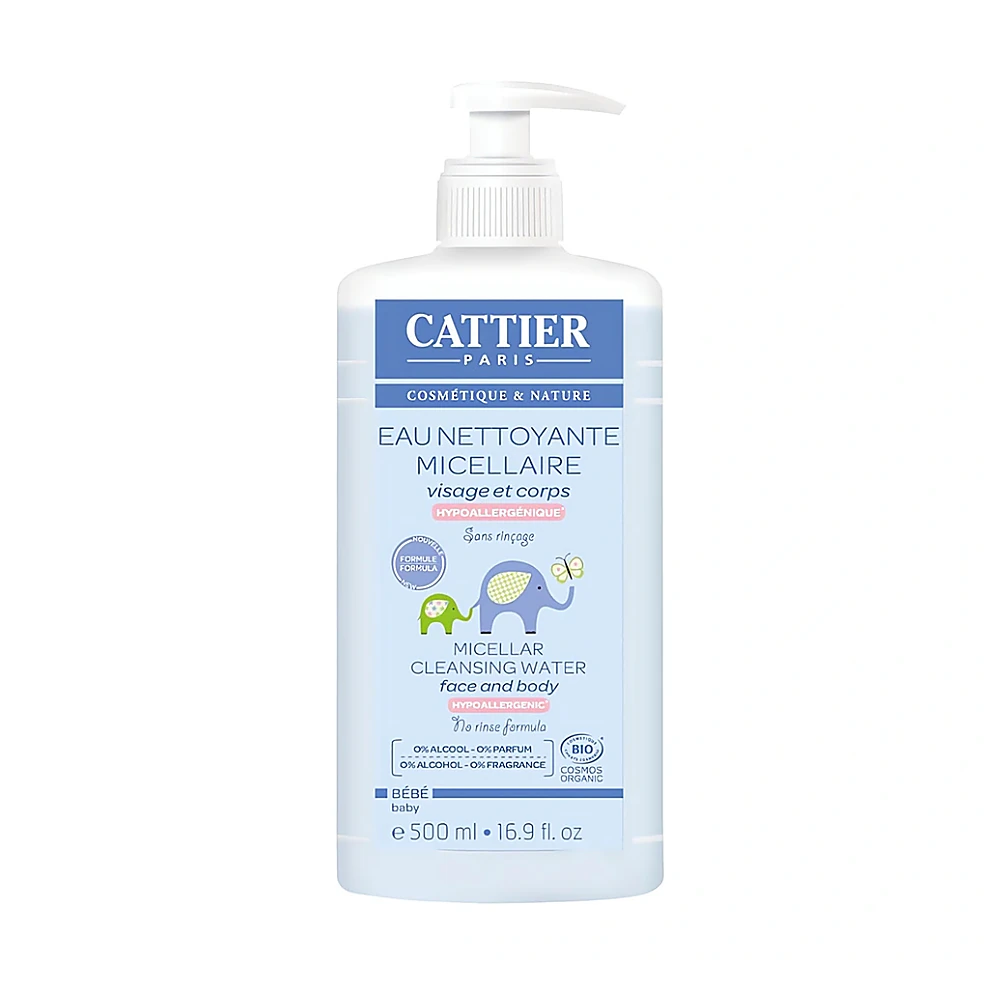 eau nettoyante micellaire visage et corps bebe 500ml cattier eau nettoyante micellaire visage et corps bebe 500ml cattier