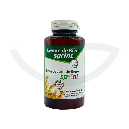 Levure de Bière 400 Comprimés Natural Sprint Cheveux Ongles Peau Maroc