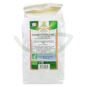 Farine d'épeautre complète 1kg Moulin des Moines Aliment bio Maroc Farine d'épeautre complète 1kg Moulin des Moines Aliment bio Maroc