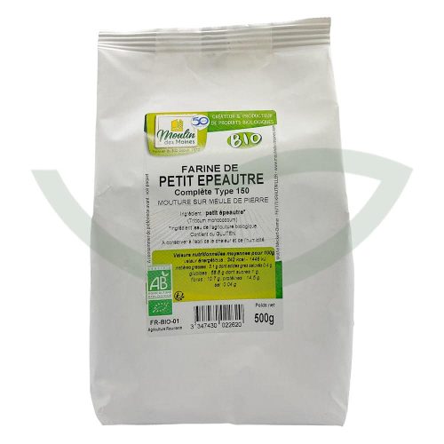 Farine de petit épeautre 500g Moulin des Moines Aliment bio Maroc
