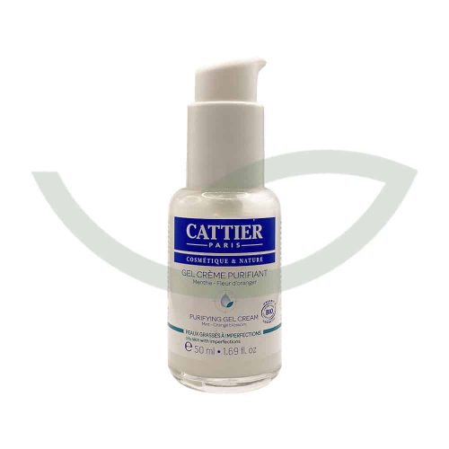 Gel Crème Purifiant 50ml Cattier Soin Peaux Grasses Maroc