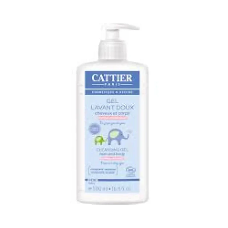 Gel lavant doux bébé Cattier Bio corps et cheveux 500ml