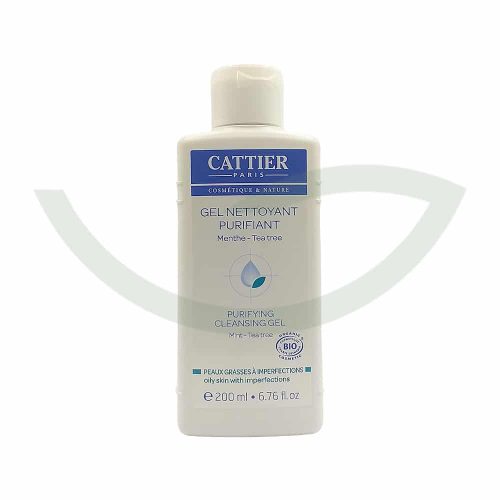 Gel Nettoyant Purifiant 200ml Cattier Nettoyant Peaux Grasses Maroc