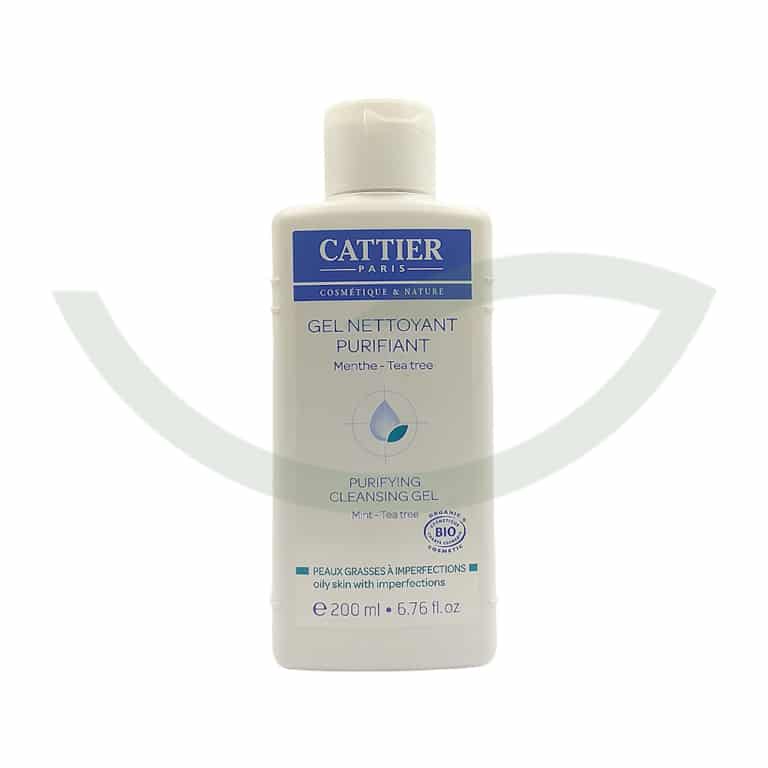 Gel Nettoyant Purifiant 200ml Cattier Nettoyant Peaux Grasses Maroc