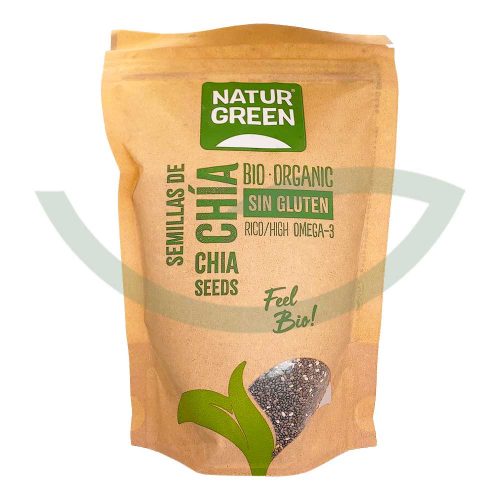 Graines de chia 250g NaturGreen aliment bio Maroc Graines de chia 250g NaturGreen aliment bio Maroc