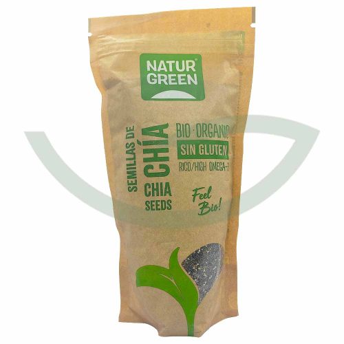 Graines de chia 500g NaturGreen aliment bio Maroc Graines de chia 500g NaturGreen aliment bio Maroc