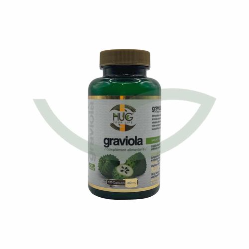 Graviola 120capsules Hug Your Life Détoxifiant Maroc Avant