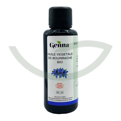 Huile Végétale Bourrache Bio 50ml Genna Nourrissante Maroc