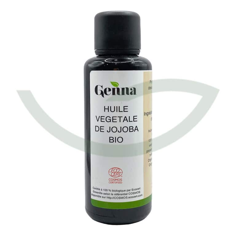 Huile Végétale Jojoba Bio 50 ml Genna cicatrisant maroc Huile Végétale Jojoba Bio 50 ml Genna cicatrisant maroc