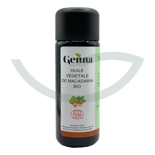 Huile Végétale Macadamia Bio 50ml Genna Nourrissante Maroc Huile Végétale Macadamia Bio 50ml Genna Nourrissante Maroc