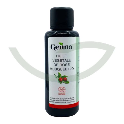 Huile Végétale Rose Musquée Bio 50 ml Genna Cicatrisant Maroc