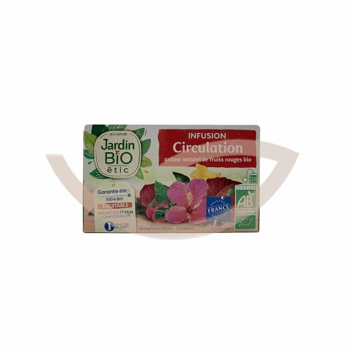 Infusion circulation sanguine 20 sachets Jardin BIO Circulation sanguine Maroc avant
