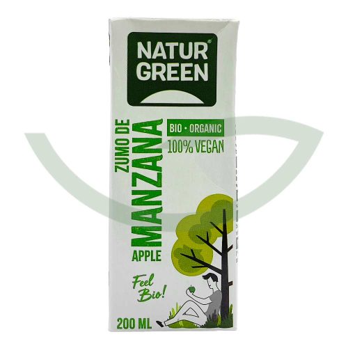 Jus de pomme pur 200ml NaturGreen Boisson bio Maroc Jus de pomme pur 200ml NaturGreen Boisson bio Maroc