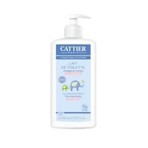 Lait de toilette bébé Cattier Bio nettoyant et apaisant 500ml