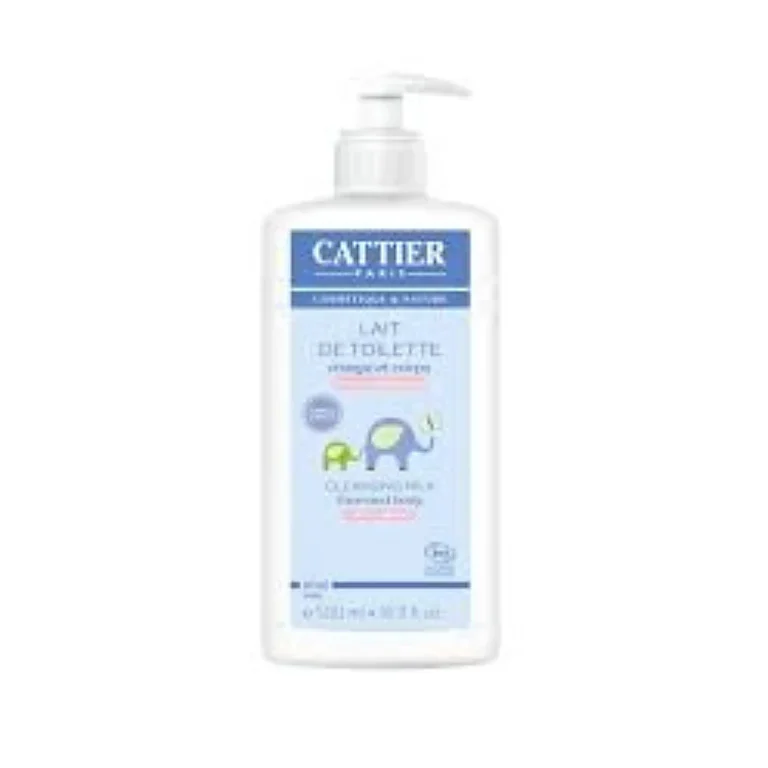 Lait de toilette bébé Cattier Bio nettoyant et apaisant 500ml