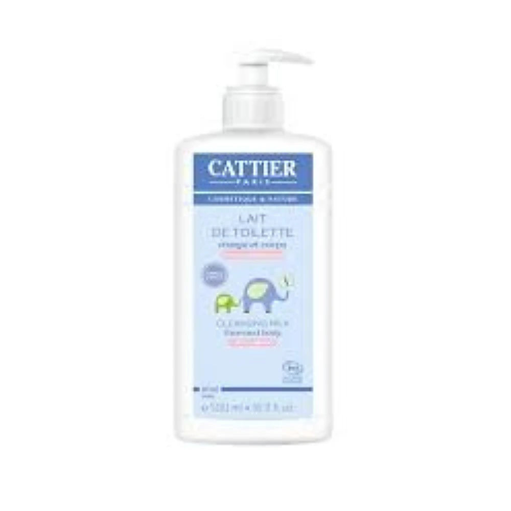 Lait de Toilette Bébé Cattier Lait de toilette bébé Cattier Bio nettoyant et apaisant 500ml