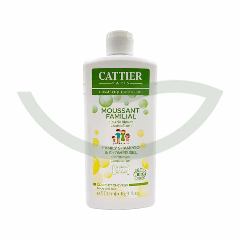 Moussant Familial 500ml Cattier Gel Douche Bio Maroc