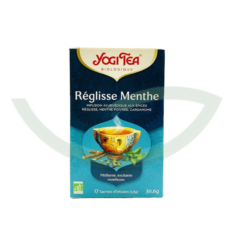 Réglisse Menthe 17 sachets Yogi Tea infusion bio Maroc Réglisse Menthe 17 sachets Yogi Tea infusion bio Maroc