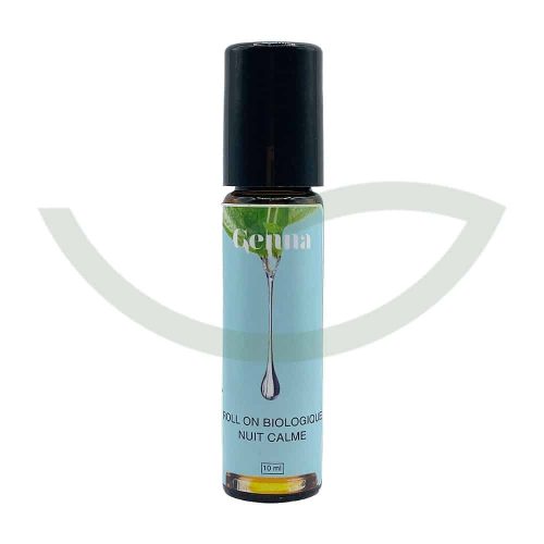 Huile Essentielle Roll On Nuit Calme Bio 10ml Genna Calmant Maroc