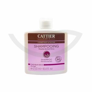 Shampooing Moelle de Bambou 250ml Cattier Soins Cheuveux Secs Maroc