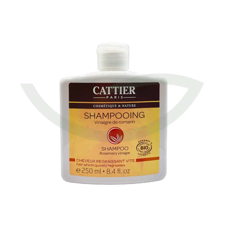 Shampooing Vinaigre Romarin 250ml Cattier Shampooing Bio Maroc