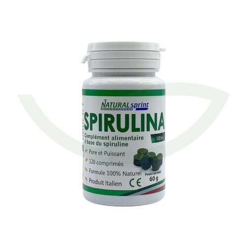 Spirulina 120 Comprimés Natural Sprint Energie Maroc