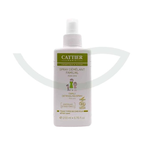 Spray Démêlant Familial 200ml Cattier Démêlant Cheveux Maroc