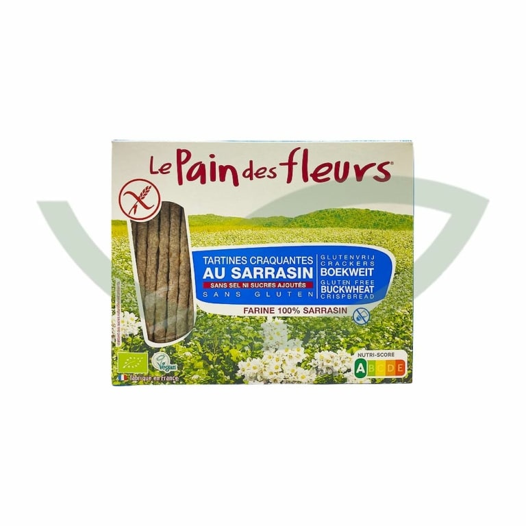 Tartines au Sarrasin Bio Sans Sel 150g Le Pain des Fleurs Aliment Bio Maroc Tartines au Sarrasin Bio Sans Sel 150g Le Pain des Fleurs Aliment Bio Maroc