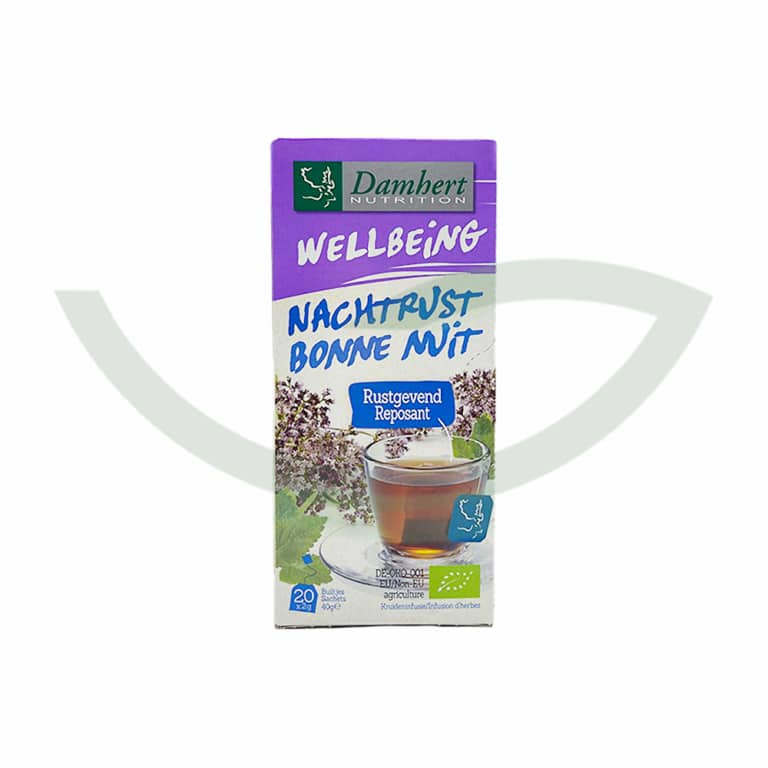 Thé Pour La Nuit 20 Sachets 40g Damhert Nutrition Thé Maroc