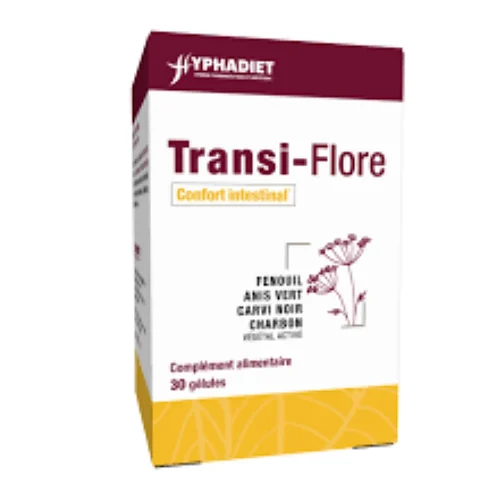 TRANSI-FLORE 30 gélules Hyphadiet probiotiques transit intestinal