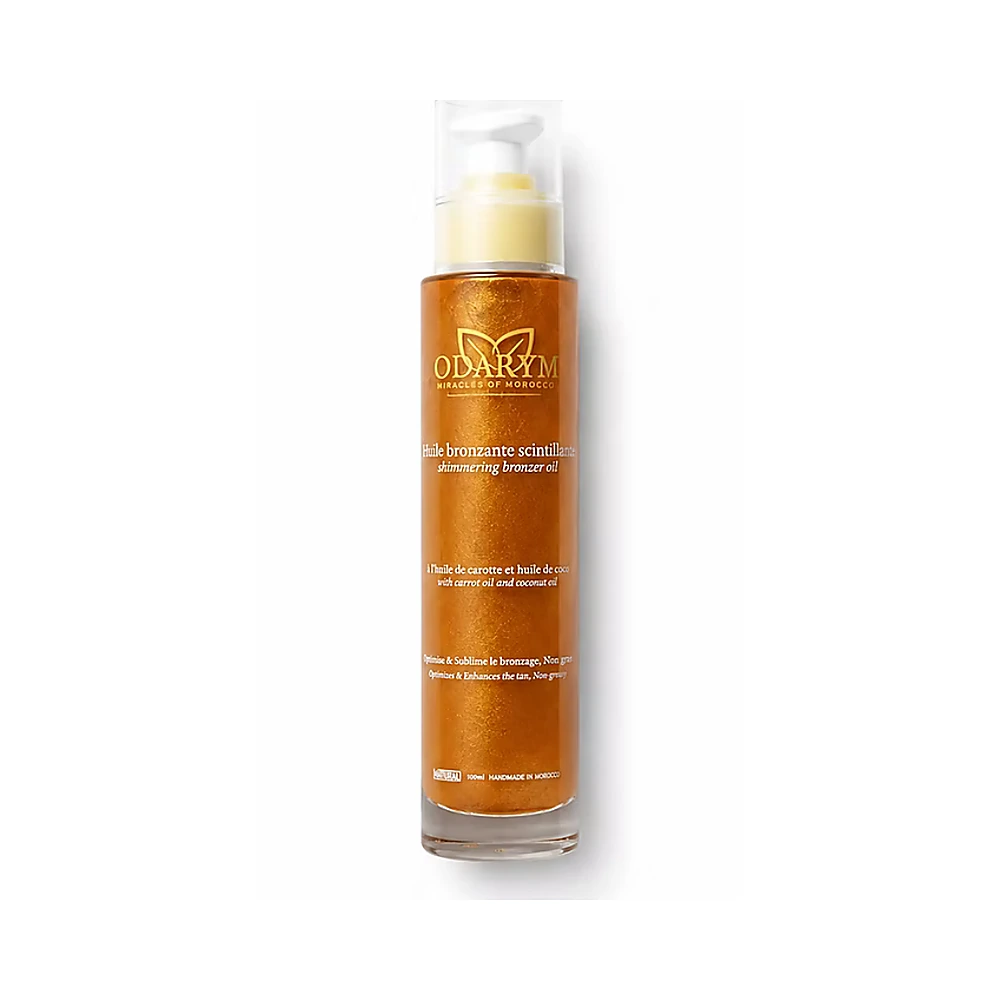 Huile Bronzante Scintillante 100ml Odarym Hydratante Maroc