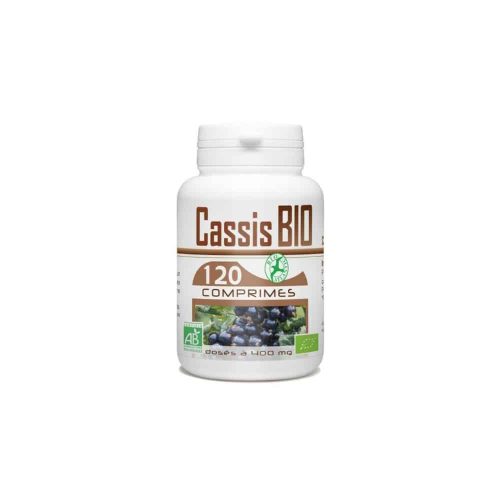 Cassis bio 120 comprimés 400mg GPH confort articulaire Maroc avant