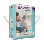 Couches Bébé T6 16+Kg 20 unités BAMBO Nature Absorbant Maroc