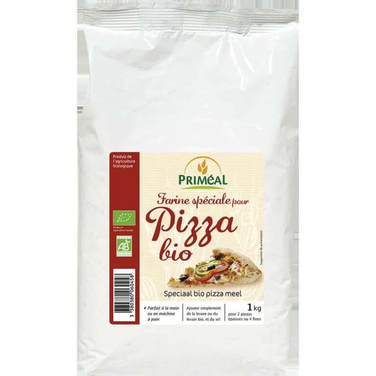Farine Spéciale pour Pizza 1kg Priméal Aliment Bio Maroc Farine Spéciale pour Pizza 1kg Priméal Aliment Bio Maroc