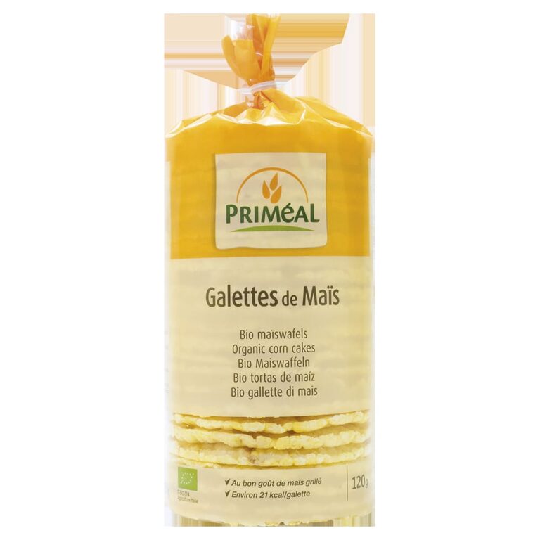 Galettes de Maïs 120g Priméal Aliment Bio Maroc
