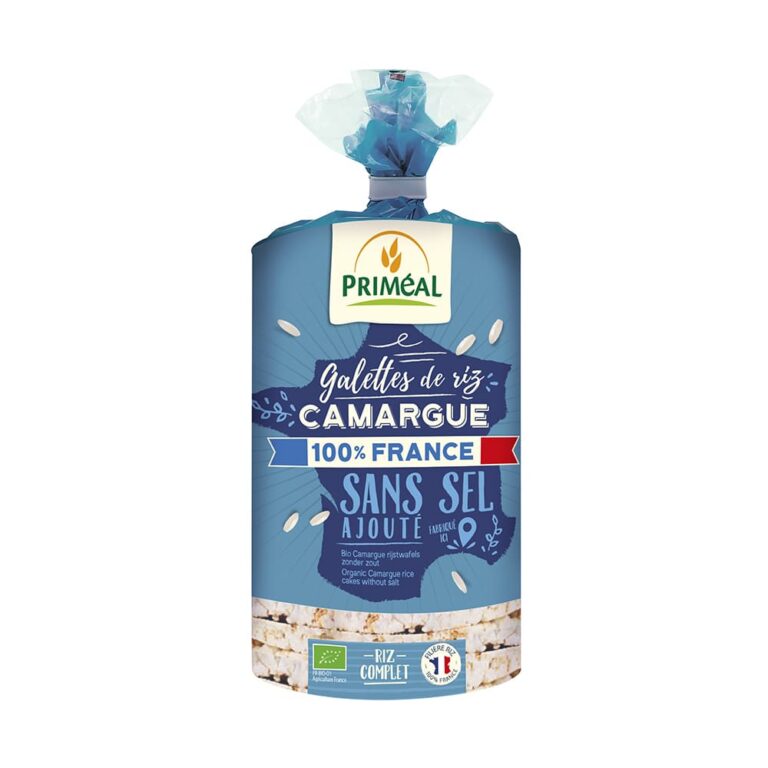 Galettes Riz de Camargue Sans Sel 130g Priméal Aliment Bio Maroc