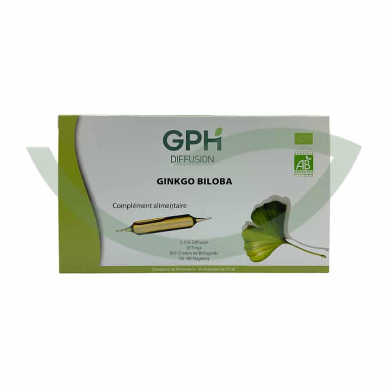 Ginkgo biloba bio 20 ampoules GPH Ginkgo biloba bio 20 ampoules GPH