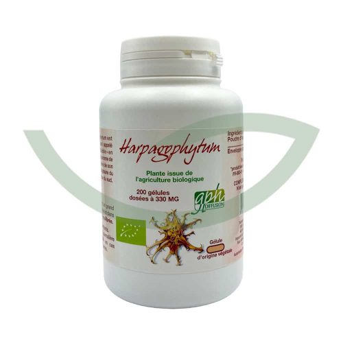 Harpagophytum 200 Gélules 330mg GPH Diffusion Mobilité Maroc Avant