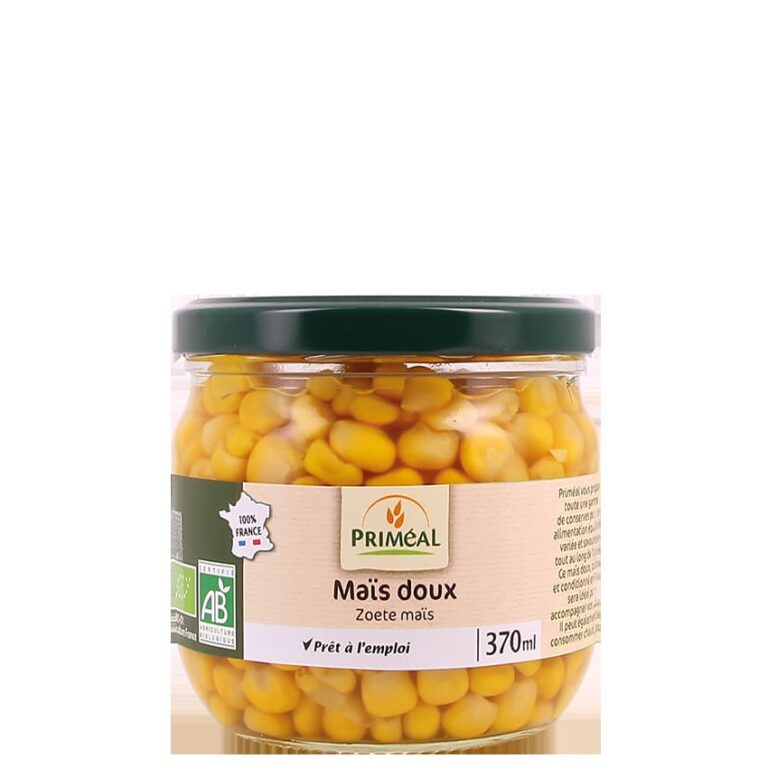 Maïs Doux 370ml Priméal Aliment Bio Maroc