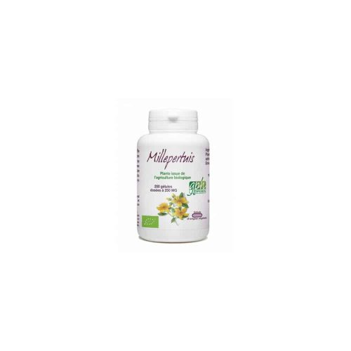 Millepertuis 200 gélules 250mg GPH Réparateur du sommeil Maroc