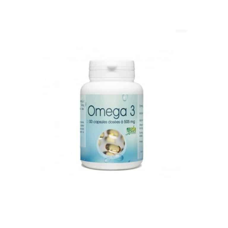 Omega 3 200 capsules 505mg GPH anti-carence Maroc