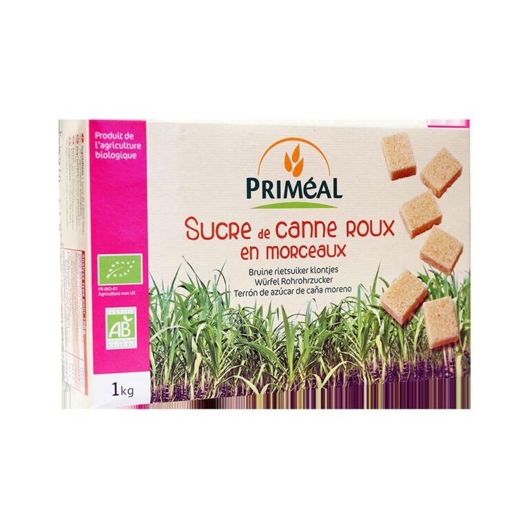 Sucre de Canne Roux Morceaux 1kg Primeal Aliment Bio Maroc Sucre de Canne Roux Morceaux 1kg Primeal Aliment Bio Maroc