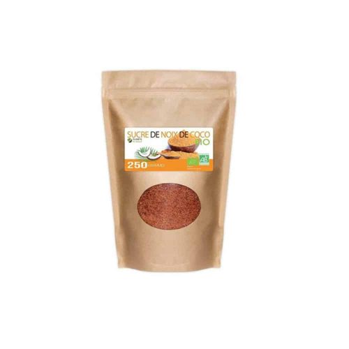 Sucre de coco bio 250g GPH Diffusion édulcorant bio Maroc