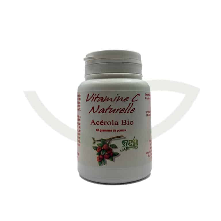 Acérola pure bio en poudre 50g GPH Diffusion vitalité Maroc Acérola pure bio en poudre 50g GPH Diffusion vitalité Maroc