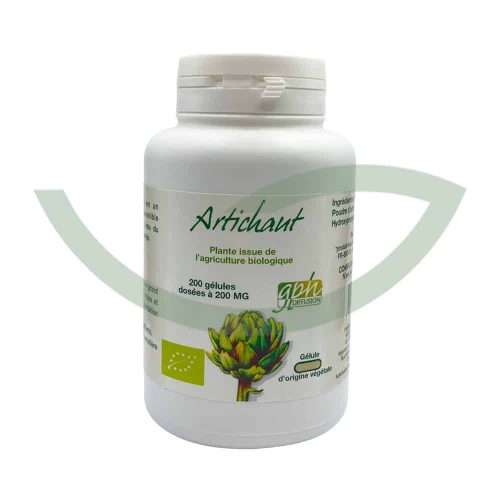 Artichaut bio 200 gélules 200mg GPH Diffusion bien-être du foie Maroc Avant