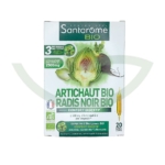 Artichaut Radis Noir Bio 20 ampoules Santarome Digestion Maroc