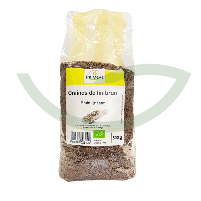 Graines de Lin Brun 500g Priméal Aliment Bio Maroc Graines de Lin Brun 500g Priméal Aliment Bio Maroc