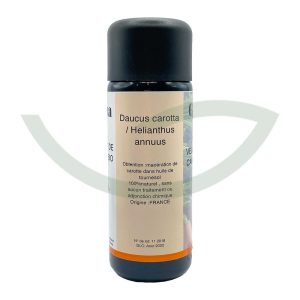 Huile Végétale de Carotte Bio 50ml Genna souplesse Maroc