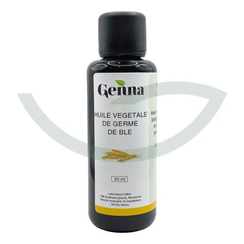 Huile Végétale Germe de Blé Bio 50 ml Genna Antioxydants Maroc Huile Végétale Germe de Blé Bio 50 ml Genna Antioxydants Maroc